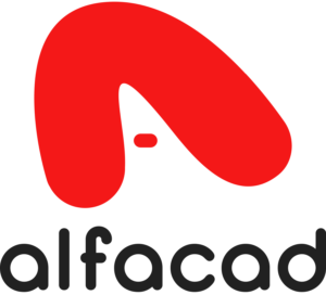 Alfacad LOGO 300x272 — logo design by Aweso